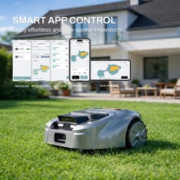 For 2500m2 ISWARD Wireless Robot Lawn Mower Perimeter Wire Free Robot Grass Cutter With RTK and AI VISION ZIGZAG PATH PLANNING