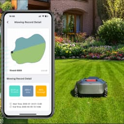 For 2500m2 ISWARD Wireless Robot Lawn Mower Perimeter Wire Free Robot Grass Cutter With RTK and AI VISION ZIGZAG PATH PLANNING