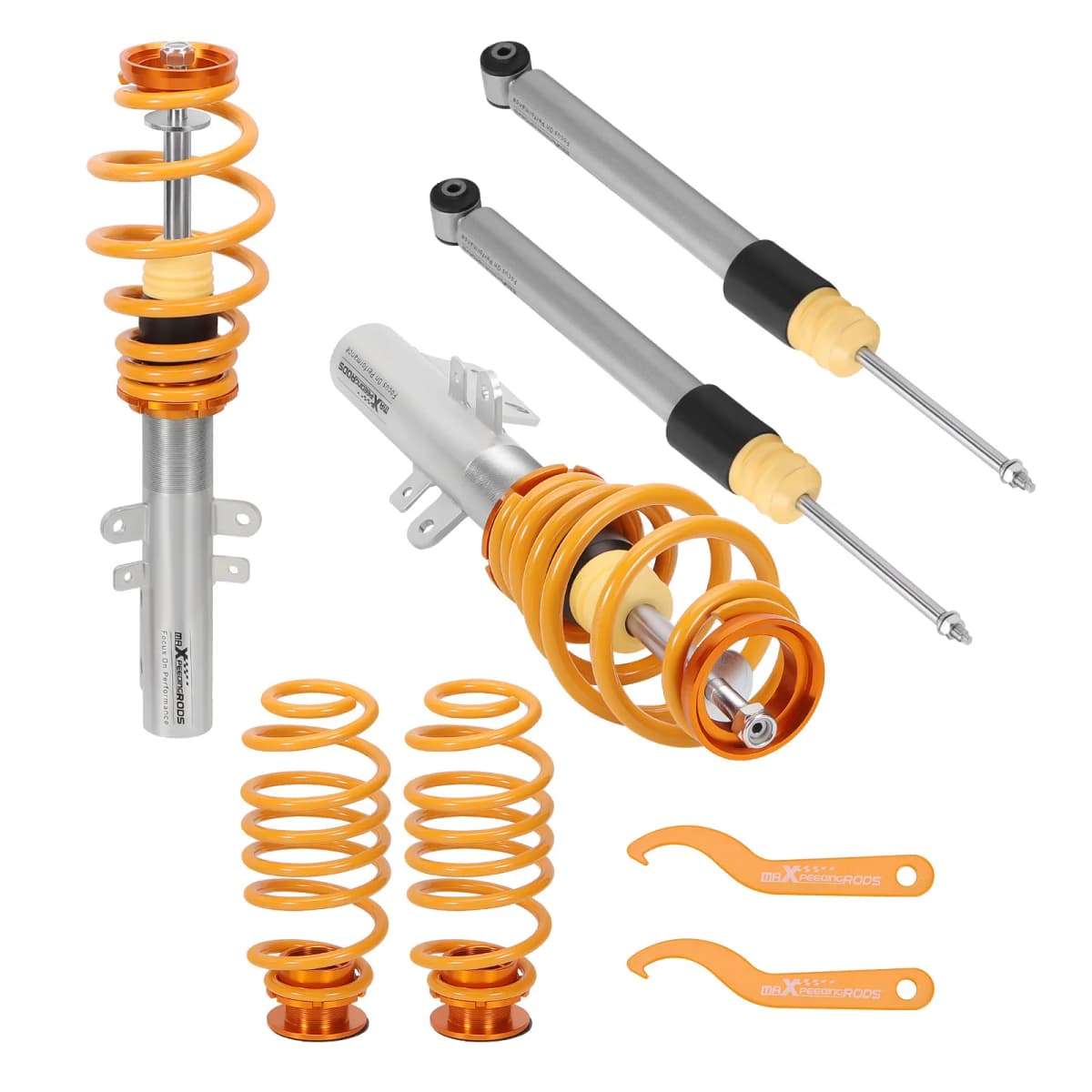Lowering Coilovers Suspension Coil Spring Strut Kits for Citroen C4 2004-2013 Shock Absorbers Struts
