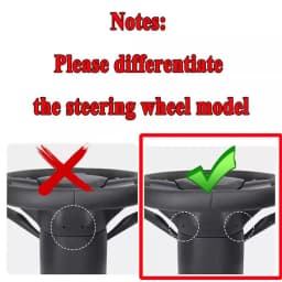 Heated Steering Wheel PU Leather Car Steering Wheel with Heating Function 1490214-00-B For Tesla Model 3 Model Y 2017-2023