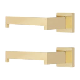10-Pieces Bathroom Accessories Set Stainless Steel Towel Bar Set Wall Mounted Bathroom Towel Bar Set For the Bathroom Hotels