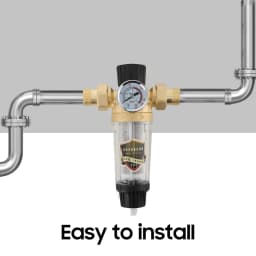 Reusable Tap Water Filter Stainless Steel Flowing Fine Filter Pre-filter Sediment Filter for Well Water Hose 25mm