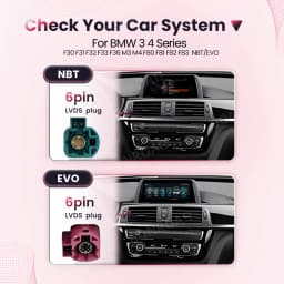 Bonroad 14.9" Android Auto Multimedia Wireless Carplay for Bmw 3/4 Series F30 F31 F32 F33 F36 with 2560*720 Display Touch Screen