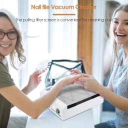 Nail Dust Collector Machine With Filter 40W 4500 RPM Nail Dust Extractor Cleaner Suction Fan Machine For Manicure