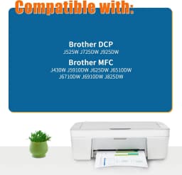 Jhaan LC1240XL LC1280XL LC1220XL Compatible with Brother LC-1220 LC-1240 LC-1280 Compatible with Brother MFC-J425W