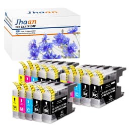 Jhaan LC1240XL LC1280XL LC1220XL Compatible with Brother LC-1220 LC-1240 LC-1280 Compatible with Brother MFC-J425W