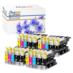 Jhaan LC1240XL LC1280XL LC1220XL Compatible with Brother LC-1220 LC-1240 LC-1280 Compatible with Brother MFC-J425W