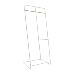 2 Rows Multifunctional Clothes Rail Compact and Lightweight Corner Clothing Rack