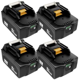4x 18V 6000mAh Replacement Battery for Makita BL1850 BL1815 BL1820 BL1830 BL1835 BL1840 BL1845 BL1850B BL1860 BL1860B LXT400