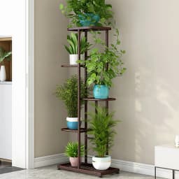 5 Tier Plant Stand Indoor, Multi-Layer Plant Stands Corner Flower Shelf For 6 Plants, Tall Planter Holder Shelf for Indoor Decor