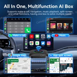 128GB CarlinKit LED Wireless CarPlay Android Auto Box CarPlay Ai Box Android 13 Video Playback Split Screen Qualcomm 8cores FOTA