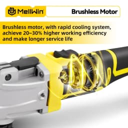 MELLWIN Brushless Oscillating Multifunction Tool Electric Saw Trimmer Shovel Cutting woodworking Tool For Makita 18V Battery Pin