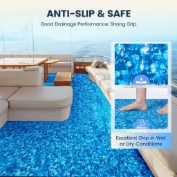 600/900x2400x6mm EVA Foam Faux Teak Boat Deck Mat Decking Sheet Yacht Flooring Anti Skid Mat Self Adhesive Vehicle Pad