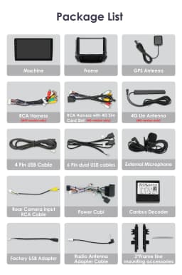 Hizpo 2Din 9inch Android14 Car Radio for Chevrolet Malibu 2012 - 2015 UIS7862 Multimedia Auto CarPlay 4G SWC GPS DSP RDS 360°CAM