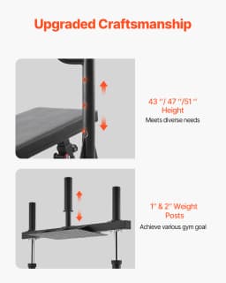 SucceBuy Vertical Leg Press Machine, Lower Body Special Home Gym Machine Carbon Steel Leg Press Exercise Training Equipment