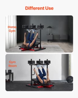 SucceBuy Vertical Leg Press Machine, Lower Body Special Home Gym Machine Carbon Steel Leg Press Exercise Training Equipment