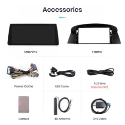 Junsun 8+256GB Wireless CarPlay Android Auto Car Radio For BMW 5 Series E60 E61 E63 E64 BMW 3 Series E90 E91 E92 E93 2005-2012