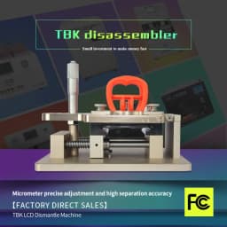 TBK 928 manual lcd dismantle machine for separator mobile phone glass bezel frame split machine