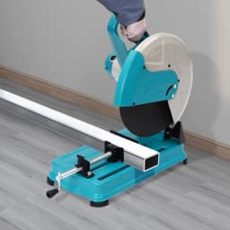 2800W Metal Cutting Chop Saw Adjustable Cutting Depth and Angle 3800rpm Chop Saw Multi-functional Cutting Machine