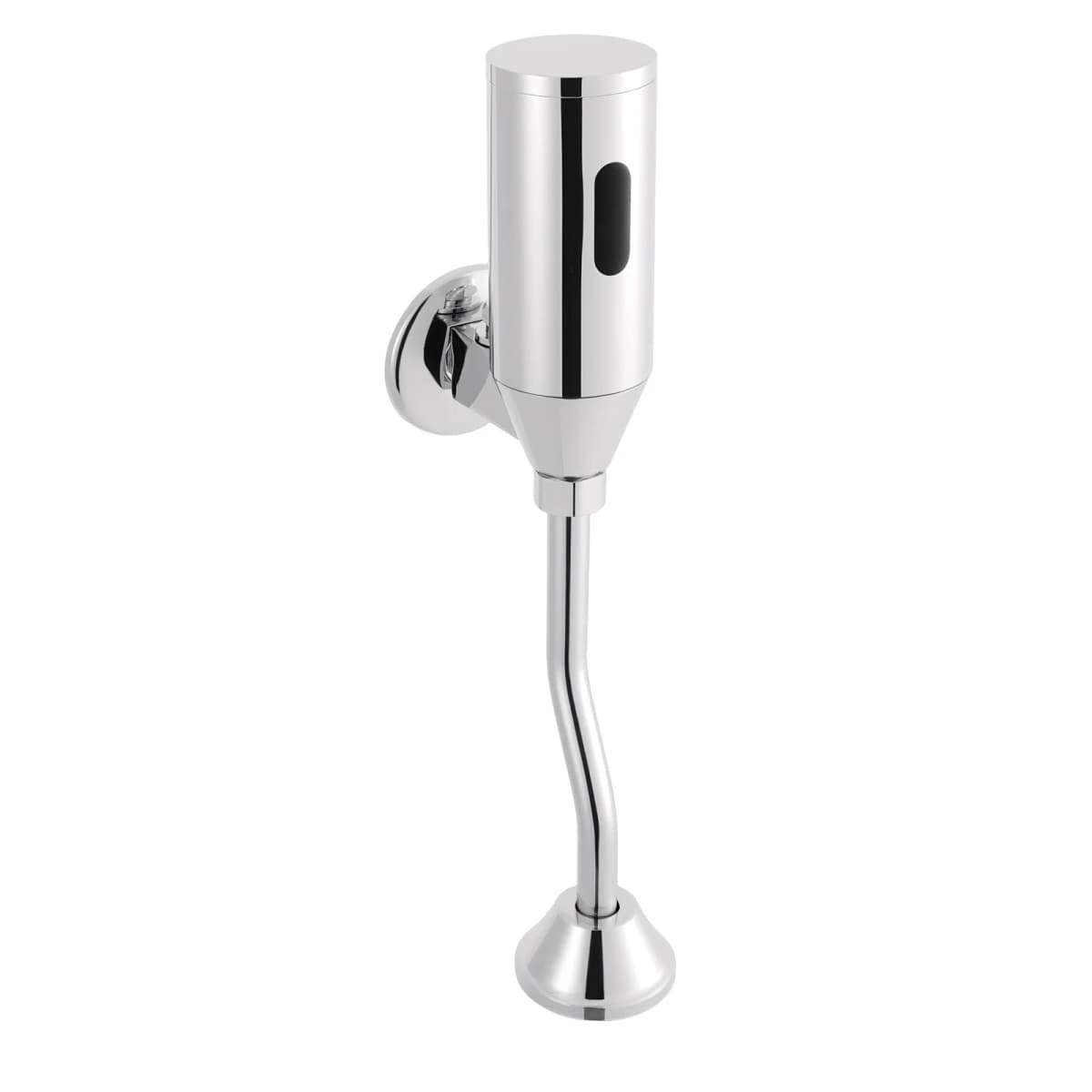  Automatic Sensor Urinal Flusher Wall Mounted Copper DC6V Battery Operated Touchless Urinal Flush Valve, for Public Restroom, Toilets