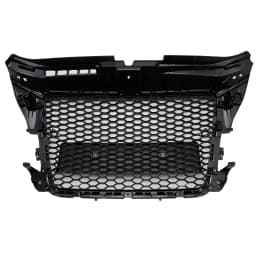 RS3 Style Honeycomb Front Bumper Grille Grill Fit for Audi A3 8P 2008-2013