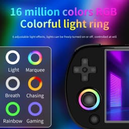 ANBERNIC RG40XX H Horizontal Handheld Game Console Retro Game Player 4" IPS H700 Linux 64-bit 64GB TF RGB Joystick WiFi Bluetooth HDMI TV Output Streaming MP4 Video Player Ebook Portable Arcade Emulator Pocket Console Kids Gift Home Travel Toy For Adults