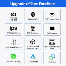 9" Android 14 Carplay Car Stereo Radio for VW Golf 5 6 Polo Passat Touran Tiguan Sharan Caddy GPS SAT NAV FM RDS BT USB AI Voice