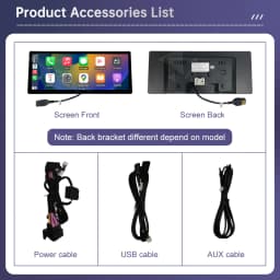 12.3Inch Ultra Thin Touch Screen For BMW 3 Series E90/E91/E92/E93 5 Series E60 E61 E63 CCC/CIC Wireless CarPlay Display Radio