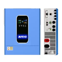 11KW Parallel Hybrid Solar Inverter 48V 230VAC MPPT Off Grid Tie Photovoltaic Inverter Pure Sine Wave 160A Solar Charger PV 500V
