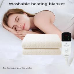 RUIANBAO Electric Blanket 220V Heated Blanket Timer Heated Pad Large Size 160*130cm Cushion Massage Table Body warmer Bed warmer