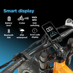 RANDRIDE YX80M 2000W Powerful Motor 48V20AH Battery Full Suspension System Electric Bicycle 26-Inch Fat Tires Electric Bike