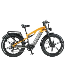 RANDRIDE YX80M 2000W Powerful Motor 48V20AH Battery Full Suspension System Electric Bicycle 26-Inch Fat Tires Electric Bike