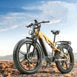 RANDRIDE YX80M 2000W Powerful Motor 48V20AH Battery Full Suspension System Electric Bicycle 26-Inch Fat Tires Electric Bike