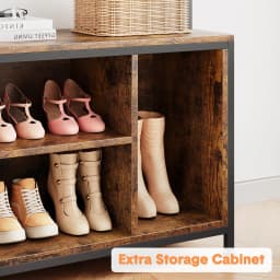 Hall Tree Tall Entryway Bench with Coat Rack Industrial Shoe Bench with 8 Hooks and Wall Shelf Shoe Storage for Hallway Bedroom