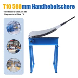 HS-500 Heavy Duty Iron Cutting Shear Metal Sheet Shear for DIY & Construction 1.5mm Thick Metal Shear 51.18in Carbon Steel Shear
