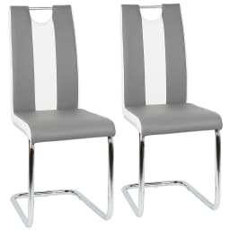 Dining Room Chairs Set of 2, Kitchen Chair, Upholstered, Artificial Leather, for Dining Room, Dining Table, Kitchen, Living Room