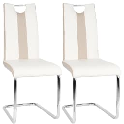 Dining Room Chairs Set of 2, Kitchen Chair, Upholstered, Artificial Leather, for Dining Room, Dining Table, Kitchen, Living Room