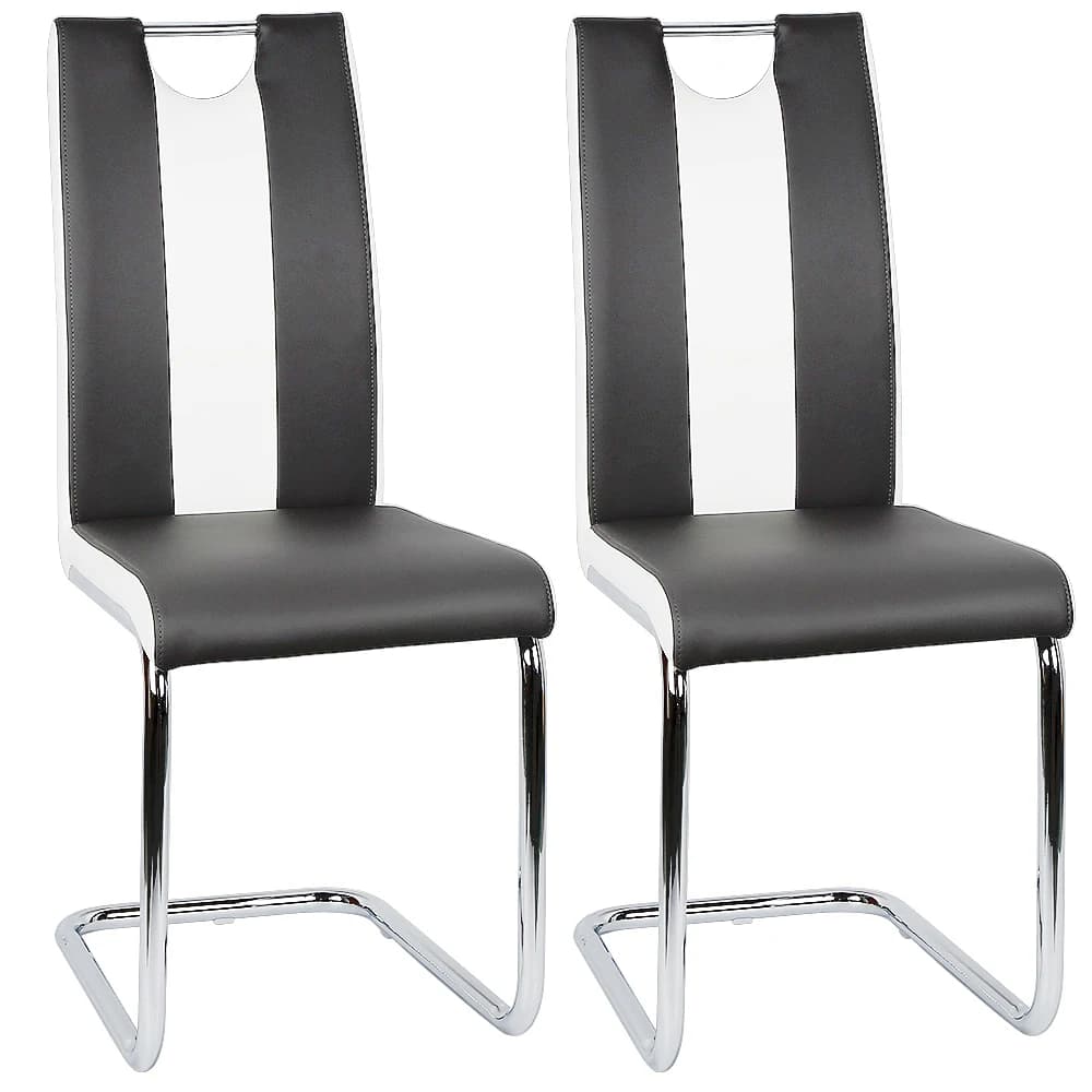 Dining Room Chairs Set of 2, Kitchen Chair, Upholstered, Artificial Leather, for Dining Room, Dining Table, Kitchen, Living Room