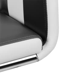 Dining Room Chairs Set of 2, Kitchen Chair, Upholstered, Artificial Leather, for Dining Room, Dining Table, Kitchen, Living Room