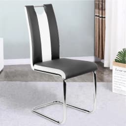 Dining Room Chairs Set of 2, Kitchen Chair, Upholstered, Artificial Leather, for Dining Room, Dining Table, Kitchen, Living Room