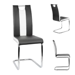 Dining Room Chairs Set of 2, Kitchen Chair, Upholstered, Artificial Leather, for Dining Room, Dining Table, Kitchen, Living Room