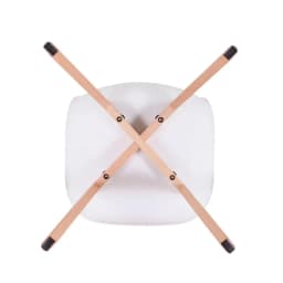 Rectangle Dining Table Set and 4Pcs Nordic Medieval Style Dining Chairs Wooden Legs for Living Room Dining Room Kitchen White