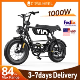 Coswheel Electric bike 1000W Electric Mountain Bikes Off Road Motorcycle 16Inch 48V 15AH Commuter Electric bicycle ebike