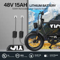 Coswheel Electric bike 1000W Electric Mountain Bikes Off Road Motorcycle 16Inch 48V 15AH Commuter Electric bicycle ebike
