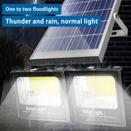 2head Led Solar Light High bright Flood Light Waterproof Outdoor Garden wall lamp with Aluminum solar panel For garden wall lamp