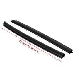 Artudatech 2x Front Door Gasket Seal Rubber Trim For VW Transporter T5 T5.1
