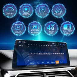 HD LCD Climate Air Conditioning Panel for BMW X1 low E84 2012-2015 Years Stereo Radio Android 13.0 Player
