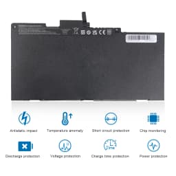Oyomba CS03XL TA03XL Laptop Battery for HP EliteBook 745 755 840 850 G3 G4 848 G3 ZBook 15u G3 G4 mt42 mt43 T7B32AA HSTNN-I33C-4