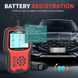 Ancel VD700 Car Diagnostic Tool for VW All System Code Reader ABS EPB TPMS DPF OBD2 Scanner Code Reader for VAG Audi Skoda