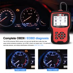 Ancel VD700 Car Diagnostic Tool for VW All System Code Reader ABS EPB TPMS DPF OBD2 Scanner Code Reader for VAG Audi Skoda